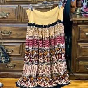 A long skirt from India.